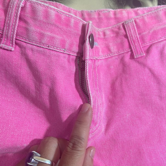 ⚫️Pink Hot Denim Shorts. Size - 30 - Picture 7 of 10